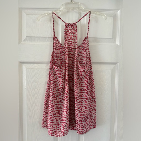 Collective Concepts Red, Pink & Teal Lurline Racerback Top - size medium - Picture 4 of 5